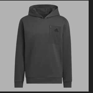 Adidas Men's  Hoodie  Gray Size 2XL